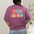 Color Special Education Squad Groovy Dream Team SPED Teacher Women's Comfort Colors T-Shirt Back Print Berry