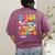 Color The World With Kindness Teachers Back To School Women's Comfort Colors T-Shirt Back Print Berry