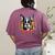 Colorful Boston Terrier Dog For Men Women Kids Women's Comfort Colors T-Shirt Back Print Berry