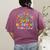 Colorful Math Teacher Retirement Solve The Problem Retired Women's Comfort Colors T-Shirt Back Print Berry