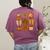 Coquette Teach Teacher Bows Thanksgiving Turkey Fall Autumn Women's Comfort Colors T-Shirt Back Print Berry Coquette Teach Teacher Bows Thanksgiving Turkey Fall Autumn Women's Comfort Colors T-Shirt Back Print Berry