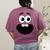 Creepy Carrots Face Teacher Halloween Costume Matching Women's Comfort Colors T-Shirt Back Print Berry Creepy Carrots Face Teacher Halloween Costume Matching Women's Comfort Colors T-Shirt Back Print Berry