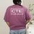 CTE Career And Technical Education -Adults CTE Teacher Health Theme Small Short Sleeve Women's Comfort Colors T-Shirt Back Print Berry