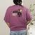 Cut Music Teacher Shirt With a Piano Keys Notes And Flowers Women's Comfort Colors T-Shirt Back Print Berry