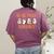Cute Booooks Ghost Read More Books Teacher Halloween Women's Comfort Colors T-Shirt Back Print Berry