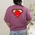 Cute Distressed Super Teacher Superhero Apple Shirt Women's Comfort Colors T-Shirt Back Print Berry Cute Distressed Super Teacher Superhero Apple Shirt Women's Comfort Colors T-Shirt Back Print Berry