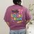 Cute Hello Second Grade Back To School Coquette Teacher Girl Women's Comfort Colors T-Shirt Back Print Berry Cute Hello Second Grade Back To School Coquette Teacher Girl Women's Comfort Colors T-Shirt Back Print Berry