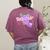 Cute Teacher Shirt 80's 90's Style Retro Old School Teacher For Men Women Women's Comfort Colors T-Shirt Back Print Berry