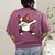 Dabbing Red Boston Terrier Dab Dance Dog Men Women Kids Women's Comfort Colors T-Shirt Back Print Berry