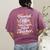 Daycare Provider Infant Teacher Quotes Toddler Teaching Women's Comfort Colors T-Shirt Back Print Berry