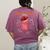 Digestive System Anatomy Anatomical Biology Teacher Women's Comfort Colors T-Shirt Back Print Berry