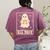 All Done Sign Language Ghost Speech Pathology Teacher Women's Comfort Colors T-Shirt Back Print Berry