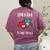 Drama Teacher For Theatre And Performing Arts Women's Comfort Colors T-Shirt Back Print Berry