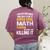 I Never Dreamed One Day I'd Be A Cool Math Teacher Women's Comfort Colors T-Shirt Back Print Berry