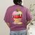 Dripping Apple Ice Cream Cone Cute Teacher Appreciation Women's Comfort Colors T-Shirt Back Print Berry Dripping Apple Ice Cream Cone Cute Teacher Appreciation Women's Comfort Colors T-Shirt Back Print Berry