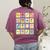 Dual Language Crew Bilingual Spanish Teacher Back To School For Men Women Women's Comfort Colors T-Shirt Back Print Berry