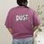 Dust Bunny Halloween Pun Costume Easy Lazy Teacher Women's Comfort Colors T-Shirt Back Print Berry Dust Bunny Halloween Pun Costume Easy Lazy Teacher Women's Comfort Colors T-Shirt Back Print Berry