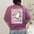 Eagles School Sports Fan Team Spirit Teacher Parent Student Women's Comfort Colors T-Shirt Back Print Berry