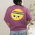 The Eggcellent Athlete Good Egg Teacher Halloween Food Group Women's Comfort Colors T-Shirt Back Print Berry
