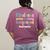 ESL Teacher English As A Second Language Teacher Women's Comfort Colors T-Shirt Back Print Berry ESL Teacher English As A Second Language Teacher Women's Comfort Colors T-Shirt Back Print Berry