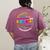 ESOL Squad Teachers And Students Team Back To School Women's Comfort Colors T-Shirt Back Print Berry