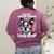 Even My Boston Terrier Loves Trump Trump Supporter Dog Lover Women's Comfort Colors T-Shirt Back Print Berry