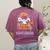 Fabulous Pre-K Teacher Halloween Costume Classroom Outfit Women's Comfort Colors T-Shirt Back Print Berry