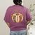 Fall Book Pumpkin Fall Librarians Bookworm Teachers Students Women's Comfort Colors T-Shirt Back Print Berry