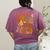 Fall In Love With Science Math Teacher Fall Thanksgiving Women's Comfort Colors T-Shirt Back Print Berry