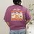 Are You Fall O Ween Directions Halloween Teacher Women's Comfort Colors T-Shirt Back Print Berry