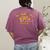 All About Fall Prevention Therapy SPED Teacher Thanksgiving Women's Comfort Colors T-Shirt Back Print Berry