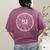 Family And Consumer Sciences FACS FCS Teacher Women's Comfort Colors T-Shirt Back Print Berry