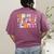 In My Field Day Era Teacher Kids Cute Groovy Field Day Women's Comfort Colors T-Shirt Back Print Berry