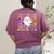 First Grade Boo Crew Teacher Student Halloween Costume Women's Comfort Colors T-Shirt Back Print Berry