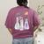 Flowers Test Tube Chemistry Student Science Teacher Women Women's Comfort Colors T-Shirt Back Print Berry