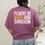 Fluent In Math And Sarcasm Teacher Women's Comfort Colors T-Shirt Back Print Berry Fluent In Math And Sarcasm Teacher Women's Comfort Colors T-Shirt Back Print Berry
