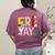 Fri-Yay Happy Friday Lovers Teacher Weekend Women Women's Comfort Colors T-Shirt Back Print Berry Fri-Yay Happy Friday Lovers Teacher Weekend Women Women's Comfort Colors T-Shirt Back Print Berry