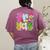Fri-Yay Happy Friday Weekend Teacher Back To School Women's Comfort Colors T-Shirt Back Print Berry Fri-Yay Happy Friday Weekend Teacher Back To School Women's Comfort Colors T-Shirt Back Print Berry