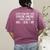 Funny Shirts For Women Funny Female Teacher Tee Women's Comfort Colors T-Shirt Back Print Berry
