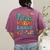 Future Marine Biologist Student Biology Teacher Kids Women's Comfort Colors T-Shirt Back Print Berry
