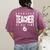 Greatest Teacher Of All Time Teachers Day 1 Teacher Goat Women's Comfort Colors T-Shirt Back Print Berry Greatest Teacher Of All Time Teachers Day 1 Teacher Goat Women's Comfort Colors T-Shirt Back Print Berry