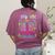 Groovy Day Care Some Days I Rock It Day Care Teacher Life Women's Comfort Colors T-Shirt Back Print Berry