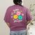 Groovy Happy To See Your Face Teacher School Appreciation Women's Comfort Colors T-Shirt Back Print Berry Groovy Happy To See Your Face Teacher School Appreciation Women's Comfort Colors T-Shirt Back Print Berry
