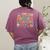 Groovy Play Is Learning Kindergarten Teacher Appreciation Women's Comfort Colors T-Shirt Back Print Berry