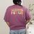 Groovy Retro School Psych Teacher School Psychologist For Men Women Girls Kids Women's Comfort Colors T-Shirt Back Print Berry