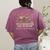 Groovy I Teach Tiny Humans About Jesus Christian Teacher Women's Comfort Colors T-Shirt Back Print Berry