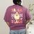 Groovy Teacher Halloween Retro Trick Or Teach Floral Ghost Women's Comfort Colors T-Shirt Back Print Berry Groovy Teacher Halloween Retro Trick Or Teach Floral Ghost Women's Comfort Colors T-Shirt Back Print Berry