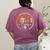 Groovy Title 1 Crew Cute Title 1 Reading Teacher Men Women Kids Women's Comfort Colors T-Shirt Back Print Berry