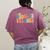 Groovy Toddler Teacher Appreciation Back To School Women's Comfort Colors T-Shirt Back Print Berry