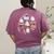 Halloween Advocate Heat Transfers Special Education Teacher Men Women Women's Comfort Colors T-Shirt Back Print Berry